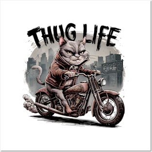 Thug Life Chopper Cat Fan Art Posters and Art